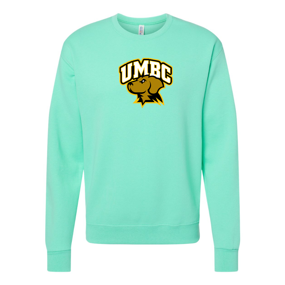 Men's UMBC Retrievers JERZEES NuBlend Crewneck Sweatshirt